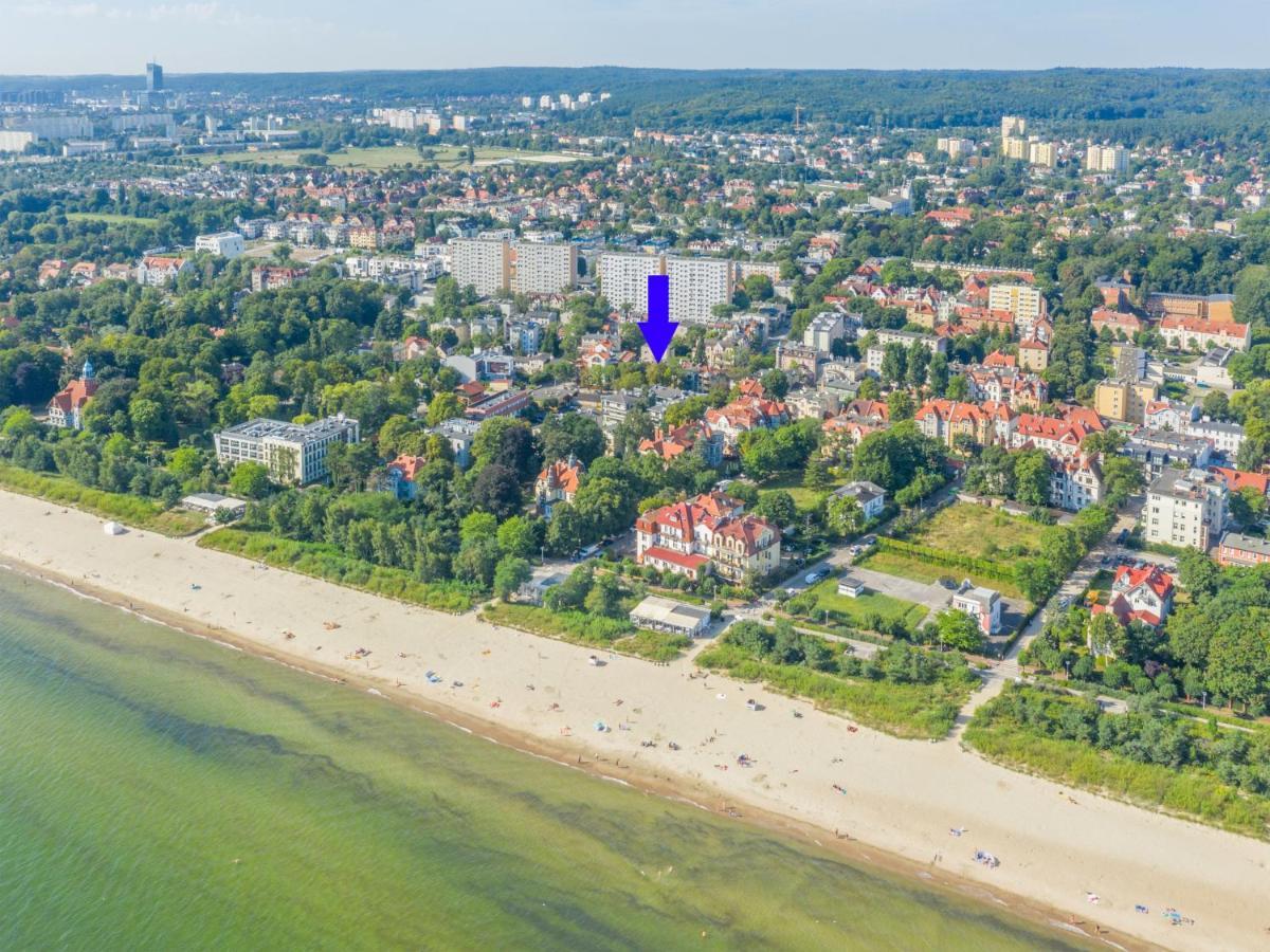 Sopot Grunwaldzka - Parkowa Blisko Plazy Lejlighed Eksteriør billede