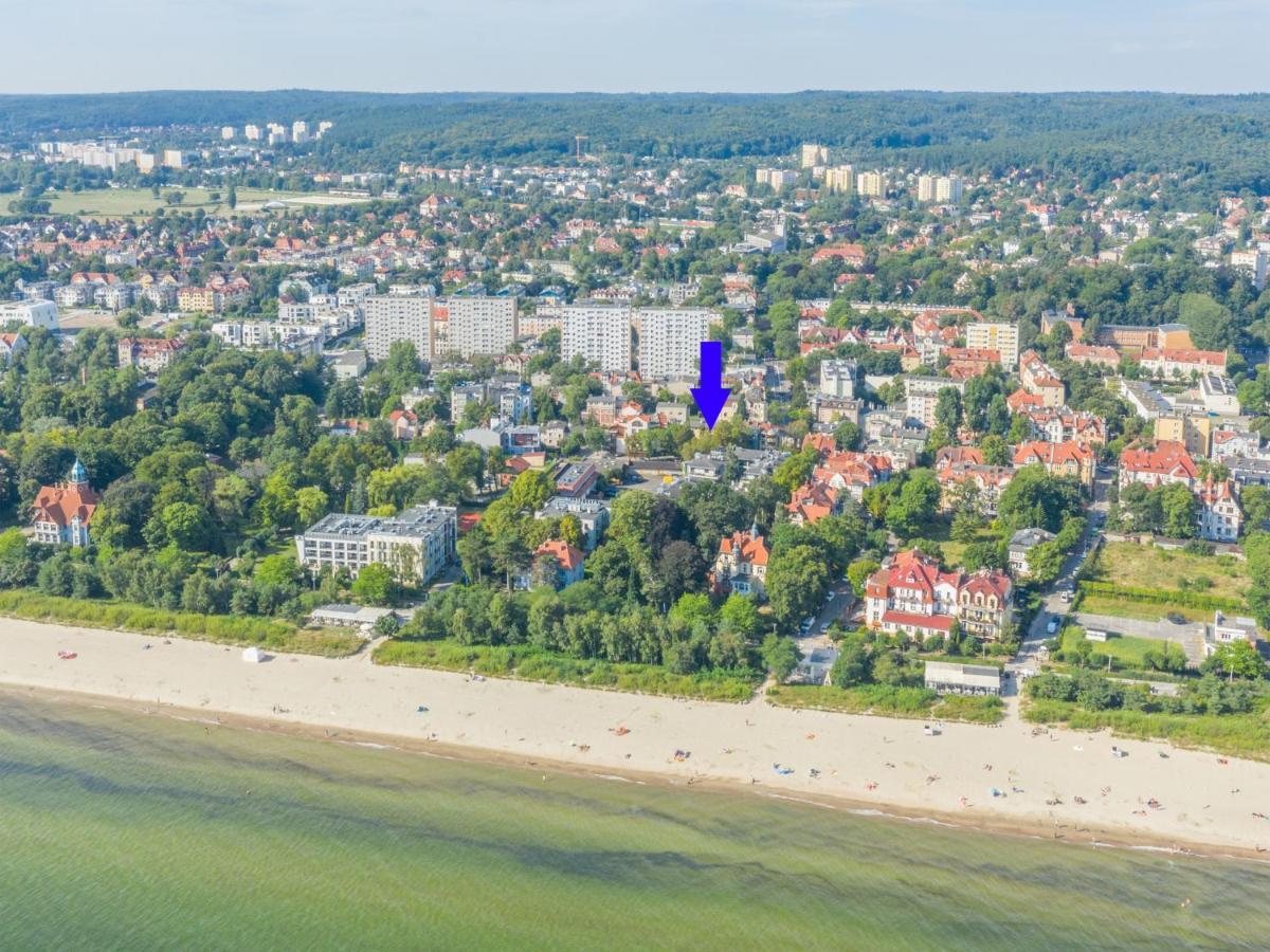 Sopot Grunwaldzka - Parkowa Blisko Plazy Lejlighed Eksteriør billede